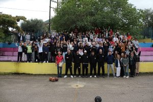 Επίσκεψη του Α.Σ. Απόλλων Πατρών στο Γυμνάσιο Σαραβαλίου